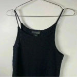 House of Harlow  Nicole Richie Black Crochet Knit Spaghetti Strap Midi Dress Photo 3