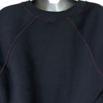 Burberry  London Sweatshirt Navy Blue Red Embroidered Pullover Womens Size Medium Photo 6