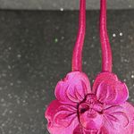 Handmade Pink Skull Flower Hair Accessory Photo 0