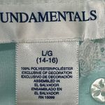 Vintage Fundamentals from SEARS Long Sleeve Nightgown W/Lace Trim LG BLUE‎ NEW Size undefined Photo 4