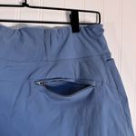 Athleta  Trekkie North Shorts Blue Zipper Pockets Size 12 Photo 9