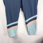 Lane Bryant LIVI Plus Size 22 24 Leggings Ankle Blue Color Block Pull On 100 Photo 3