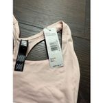 DKNY Women’s Medium Light Pink Logo Sports Bra Unpadded New Photo 2