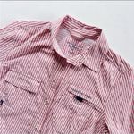 Vineyard Vines  Performance Harbor Shirt Dress in Seersucker Resort Red Stripe 00 Photo 1