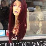 Wig red wine ombré wig Swisslace lacefront 2020 Size 16 Photo 6