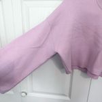 ZARA Lilac Wide Sleeve Cropped Sweater MEDIUM Photo 1