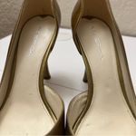 Via Spiga Platinum Gold Peep Toe‎ Platform Heel Size 7M Patent Leather Photo 8