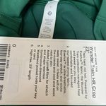 NEW Lululemon Wunder Train Crop Women's Green Yoga Athletic Leggings Pants 0 Photo 3
