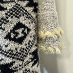 Venus  Black and Gray Geometric Cardigan Photo 2