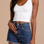 Levi's Levi’s • 501 high rise cut off denim short in charleston bo - dark wash sz 30 Photo 0