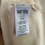 Nation Ltd Anna Sunburst Top in Tapioca Size Medium Gently Used Boho Coastal Photo 6