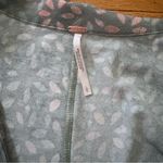 Free People  Moss Green Floral MIDI Dress Size Large Photo 2