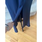 BHLDN  Anthropologie Adena Square Neck Sleeveless Slit Maxi Dark Navy "Midnight" Photo 6