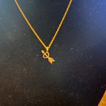 Dogeared  HEART N ARROW GOLD PLATTED NECKLACE Photo 1
