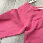 Abercrombie & Fitch Sweatshirt off shoulder vintage womens Pink (medium) casual Photo 4