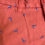 Magellan outdoors Magellan Women's Shorts Sz 2 Coral‎ Sail Boat Print Chino Nautical Beach Resort Photo 3