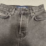 Veronica Beard  Daniela Straight-Leg High Rise Jeans in black Size 24 Photo 5