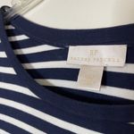 Rachel Parcell  navy Stripe cotton Bubble Sleeve T-Shirt Dress size Small Photo 3