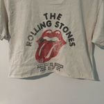 The Rolling Stones  Cropped Vintage Graphic Tee Photo 5