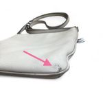 Calvin Klein Michael Kors Riley Crossbody Bag Handbag Med Pebble Gray Leather Photo 7