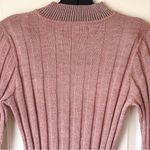 Qiviuk Ines Pullover Sweater Bison Merino Mulberry Silk Knit Pink Small EUC Photo 7