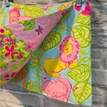 Lilly Pulitzer  Pink & Blue San Diego Zoo Reversible Wrap 90's Skirt Size 2 Photo 3