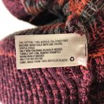 Mossimo Womens Aztec Pattern Open Front Cardigan Sweater S Cotton Blend Purple Photo 3