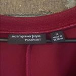 Susan Graver  Sleeveless Cranberry Plus Midi Dress Photo 1