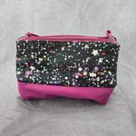 Tahari  Purple Star Double Zip Toiletries Snap Makeup Cosmestics Bag Photo 1