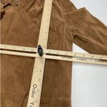 Max & Moi Jacket Womens 36 Small Brown‎ Suede Leather Chain Link Cowgirl Western Brown Photo 6