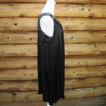 French Connection NWT  Black Satin Dress Photo 3