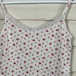 Brandy Melville Skylar Floral Eyelet Lace Trimmed Tank one size Photo 3