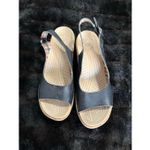 Crocs  Women Shoe A Leigh Size 9 Wedge Heel Slingback Sandal espadrille Photo 1