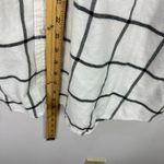 Lands' End  Flannel Shirt 20W White Black Plaid Button‎ Front Cotton Cozy Preppy Photo 5