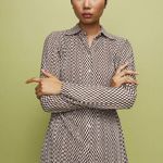 H&M Textured Jersey button up shirt  Photo 1