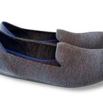 Rothys The Loafer Womens 8 M Navy Purple Knit Shoes Slip On Comfort Preppy EUC Blue Photo 0