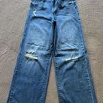Hidden Los Angeles Jeans High Rise Wide Leg Straight Blue Distressed Sz 28 Photo 0