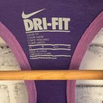 Nike Women’s two tone purple swoosh racerback tank top XS Photo 2