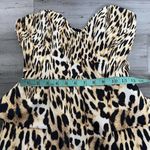 Finders Keepers  Leopard Peplum Romper Size XS EUC Photo 6