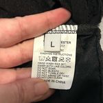 Black distressed lined long sleeve grunge bodycon dress size large Photo 2