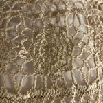 Lovemarks Elegant  Beige Open-Knit Cardigan Size M Photo 3