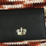 NWOT Juicy Couture Monogram Black Gold Wallet Coin Purse Cardholder Pouch w/ heart charm gold tone Measurement in pics New, no tags Photo 0