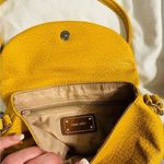 Nine West Y2K  Crossbody Small Purse Mustard Color Vegan Chain Strap Photo 1