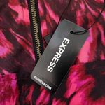 EXPRESS  Hot Pink and Black Mini Dress NWT Size Small Wedding Guest Dress Photo 6