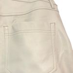 Free People  We The Free Wynn’s Vegan Faux Leather Bone Cream Mini Skirt size 31 Photo 8