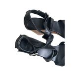 Cole Haan  Black Leather Cork Wedges Size 11 Photo 4