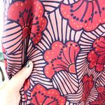 Alexis Nicolette Blooming Batwing-Sleeve Blouse Red Size M Photo 5