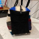 Mexican Handmade wool cotton blend shoulder bag indigenous made Photo 6