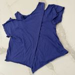 We The Free Free People  Taurus Cold Shoulder Tee Criss Cross Back Women’s Small Photo 8