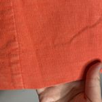 J Crew Factory orange corduroy mini skirt size 00 Photo 4